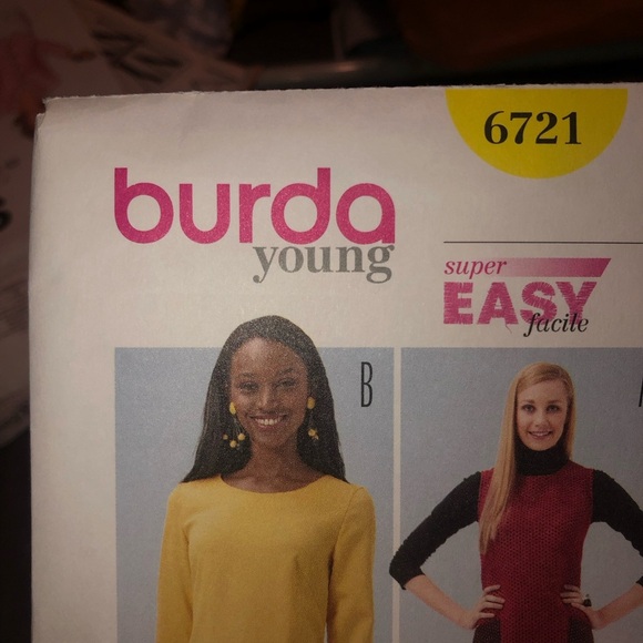 Burda Young Dress Pattern 6721 - Picture 3 of 6